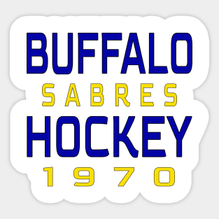 Buffalo Sabres Hockey 1970 Classic Sticker